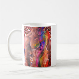Manlig torso tatuering 3 kaffemugg