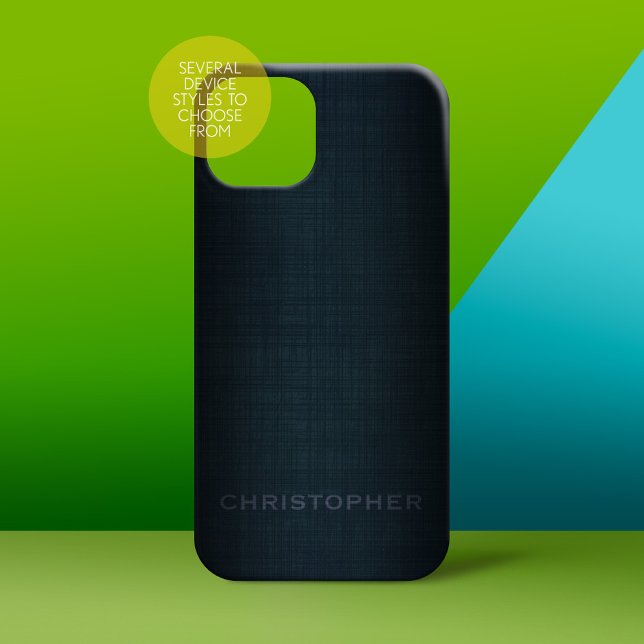 Manlig utformning med Namn för manar (Personalized Phone Case - subtle name)