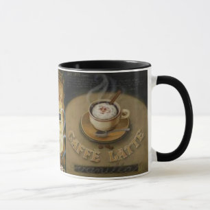 Manlig vintageLatte Trio Mugg