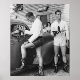 Manliga Carhops Poster