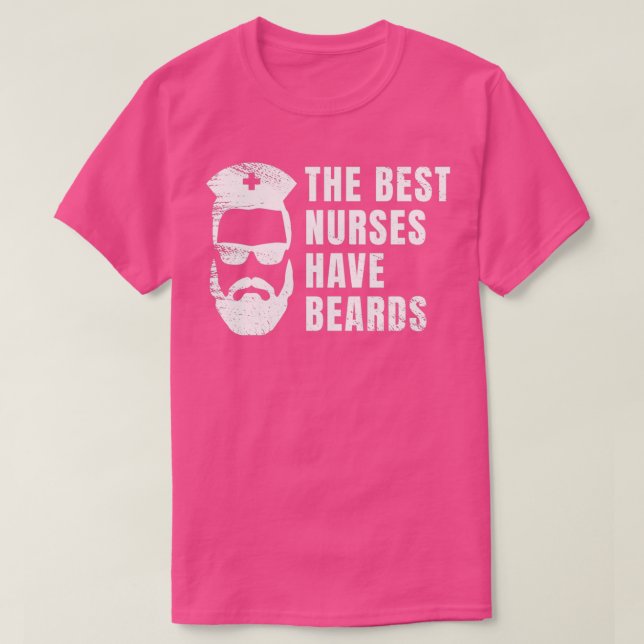 Manliga sjuksköterskor med bästa sjuksköterskor ha t shirt (Design framsida)
