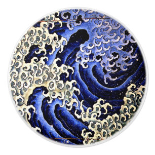 Manligt vinka (specificera), vid Hokusai Knopp