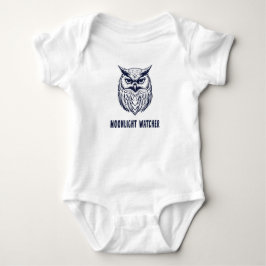 Månljus Bevakare – Uggle Design Bebis Onesie T Shirt