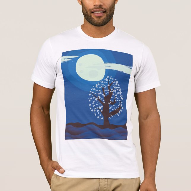månljus t shirt (Framsida)