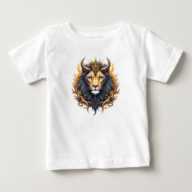 Månljus Vaktare – Kosmisk lejon. T Shirt (Framsida)