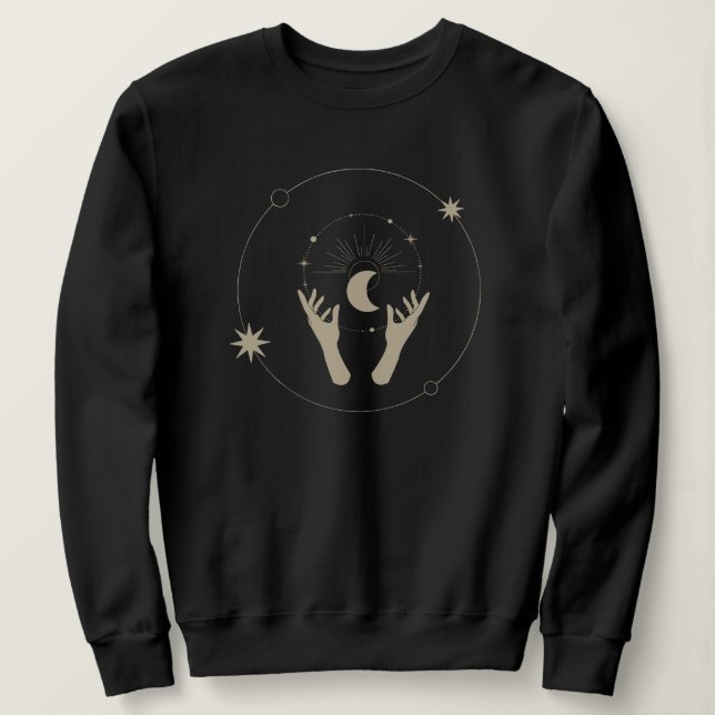 månljust fantasinspirerad estetisk design t shirt (Design framsida)