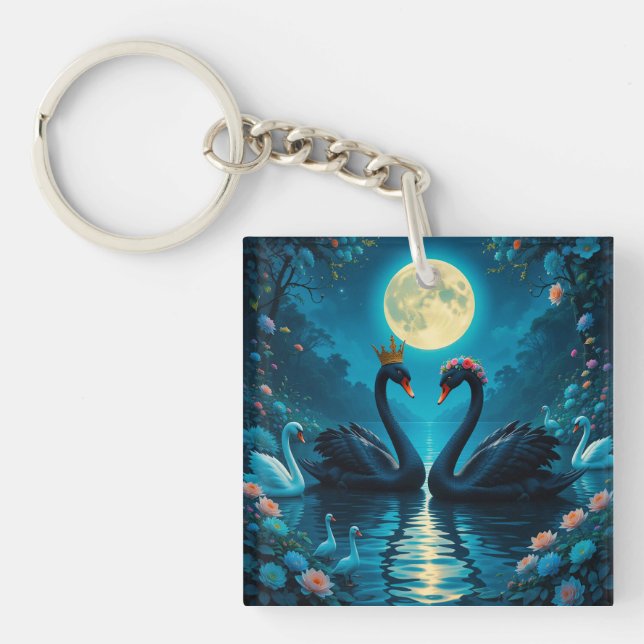 🦢 Månljust Svan Elegans Nattcharm 🦢 (Framsidan)