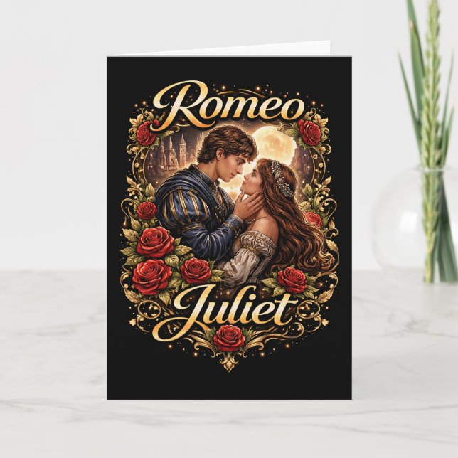Månljust Verona-par Helgkort (Framsida)