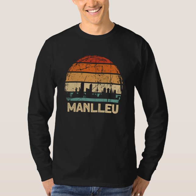 Manlleu Skyline T Shirt (Framsida)