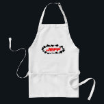 Manly BBQ-plattan med personligens eget namn Förkläde<br><div class="desc">Manly BBQ-plattan med personligens eget namn framtill. Fars dag presentidé för pappa,  far,  pappa,  farfar etc.</div>