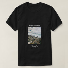 Manly Beach Sea surfa Australien reser T Shirt