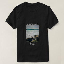 Manly Beach Sea surfa Australien reser T Shirt