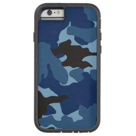 Manly Blue Camo Militär Camouflage Mönster Tuff