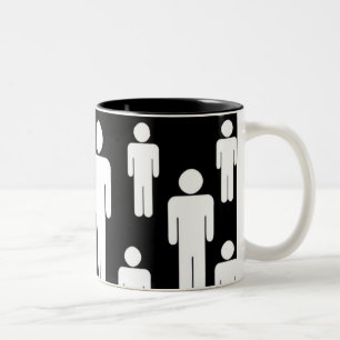 manly kaffe Två-Tonad mugg