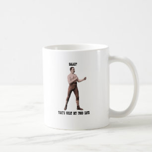 Manly man för äkta en alltför kaffemugg