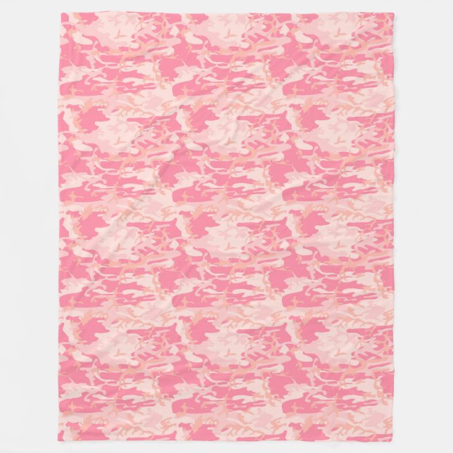Manly Rosa Camo Fleecefilt (Framsidan)