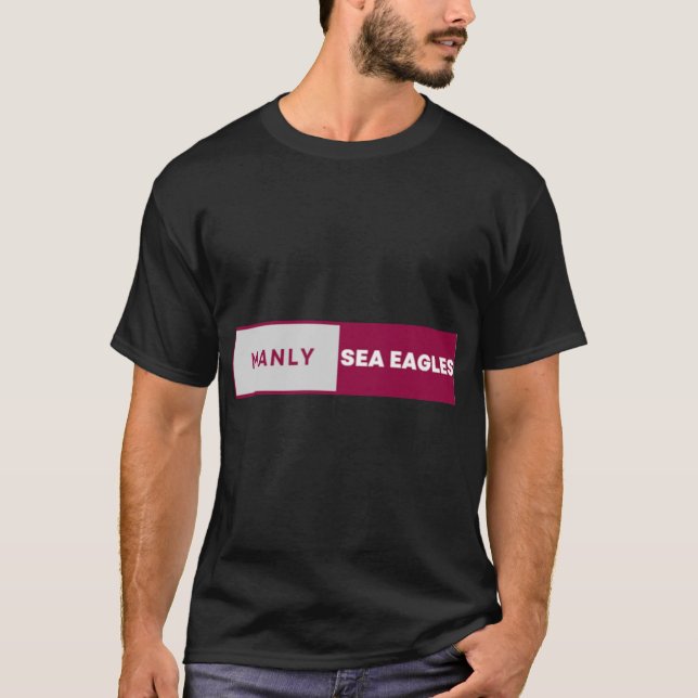 Manly Sea Eagles Rug friends T Shirt (Framsida)