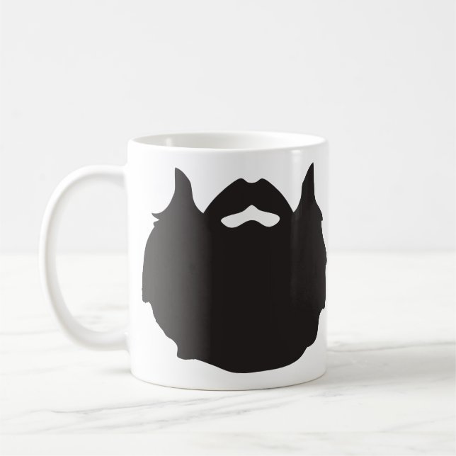 Manly skäggmugg kaffemugg (Vänster)