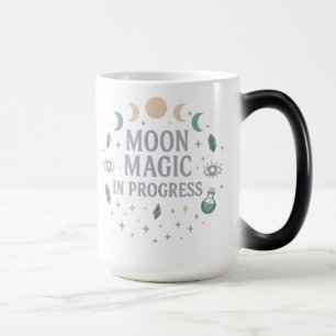 Månmagi Pågår Celestial Witch Boho Dekor Magisk Mugg