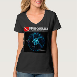 Månmanet i undervattensrymden t shirt