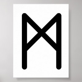 MANNAZ Nordisk Run (Människa, Mänsklighet) | Elder Poster