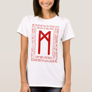 Mannaz runa t shirt
