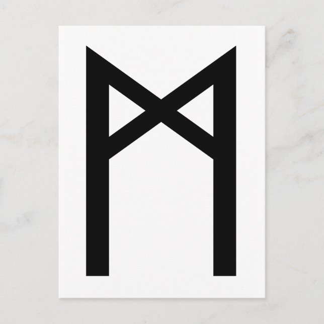 MANNAZ RUNE VYKORT (Framsida)