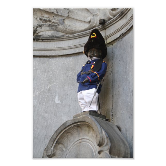 Manneken Pis Fototryck (Framsidan)