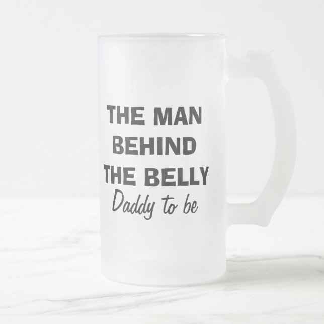 Mannen bakom buken för pappa att vara frostat ölglas (Höger)