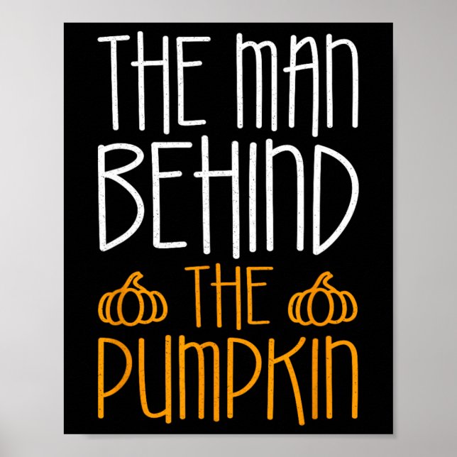 Mannen bakom knumpkin-fallsäsongen poster (Framsidan)
