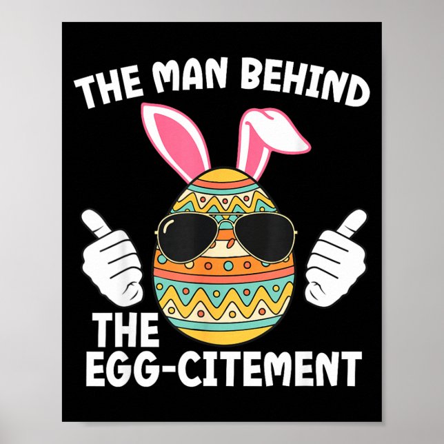 Mannen Bakom Påskpappan Egg-citement Poster (Framsidan)