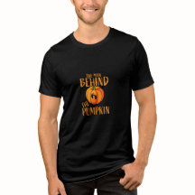 Mannen bakom pumpkin Halloween T-shirt