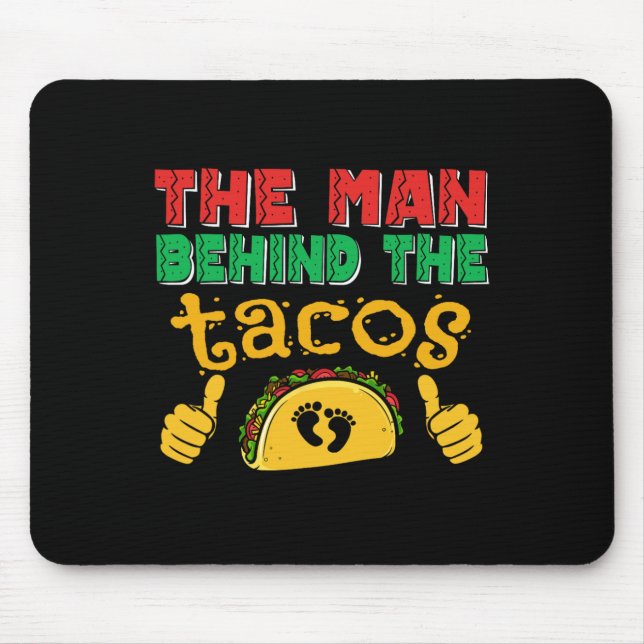 Mannen bakom Taco Mexikanska Pappa Cinco De Mayo Musmatta (Framsidan)
