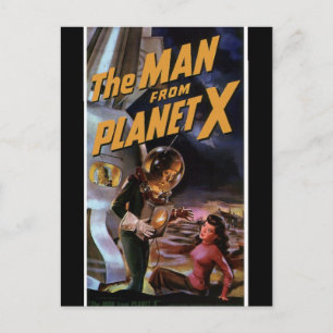 Mannen fon Planet X Vykort