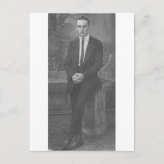 Mannen från 1920 vykort