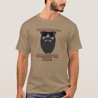 Mannen gör skägget t shirt