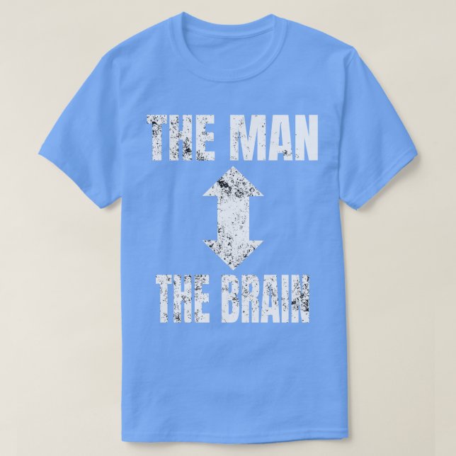 Mannen hjärnan t shirt (Design framsida)