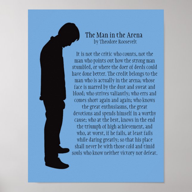 Mannen i Arena 11 X 14 Poster (Framsidan)