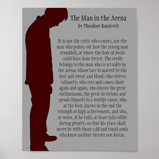 Mannen i Arena 8 X 10 Poster (Framsidan)