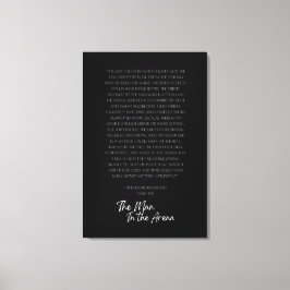 Mannen i Arena - Canvas Art - Black & White