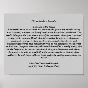 Mannen i Arena Poster