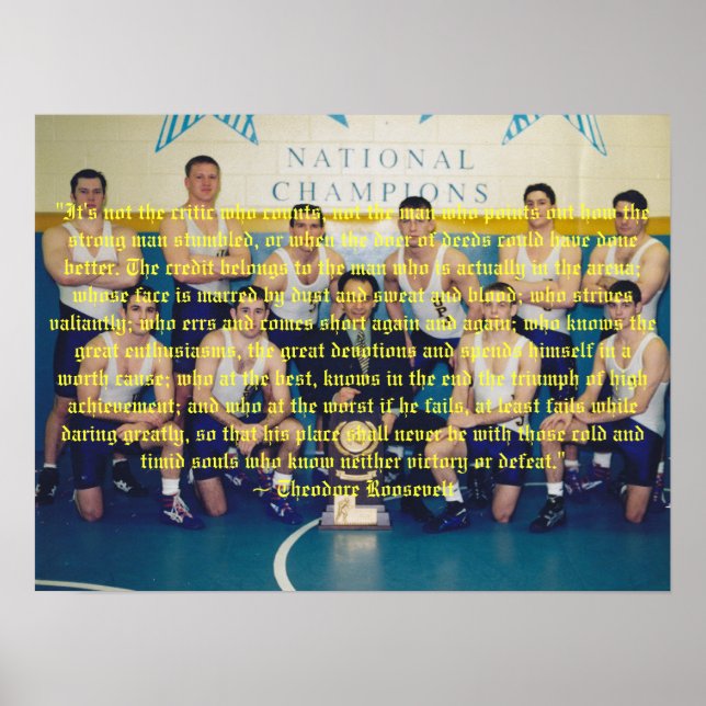 Mannen i Arena Poster (Framsidan)