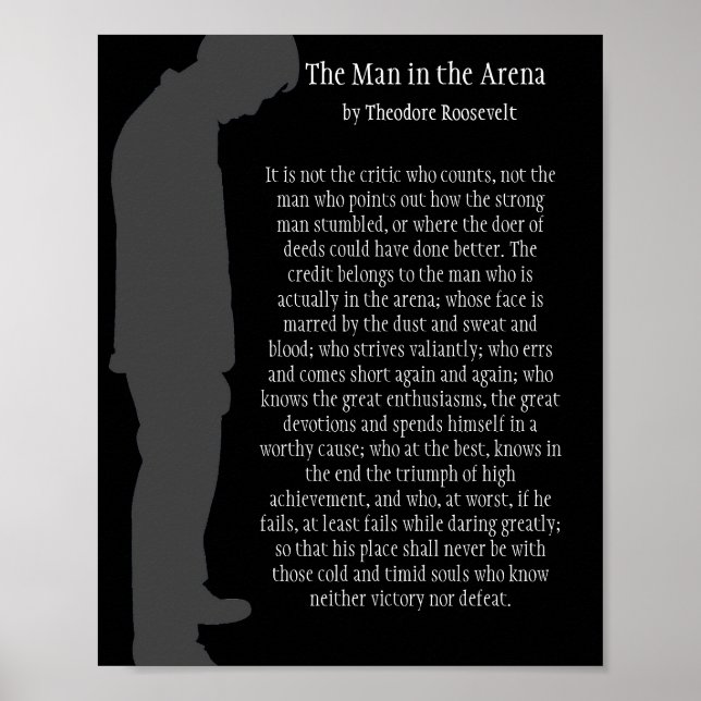 Mannen i Arena Poster (Framsidan)