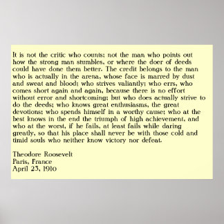 Mannen i Arena Poster