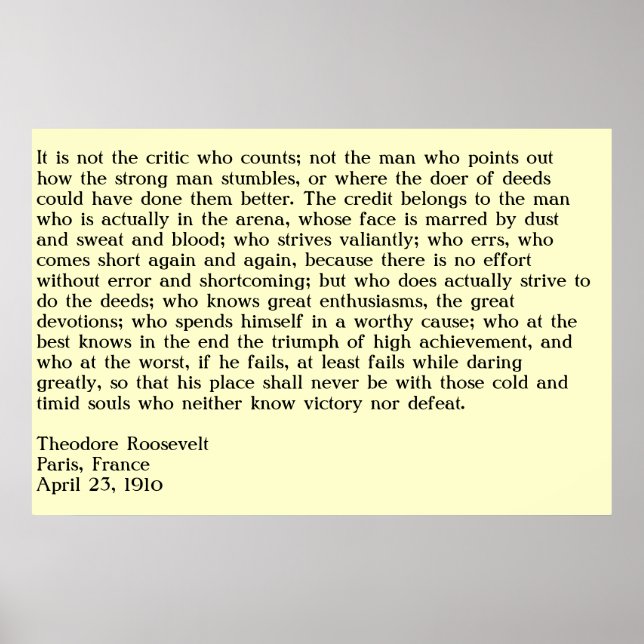 Mannen i Arena Poster (Framsidan)