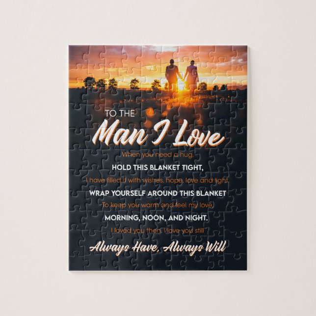 Mannen I Kärlek | till mannen i Kärlek att jag Kär Pussel (Vertikal)