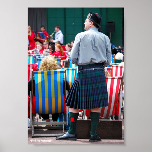 Mannen i kilt poster (Framsidan)