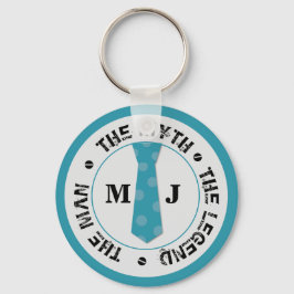 Mannen i myten om legenden personlig namn nyckelring