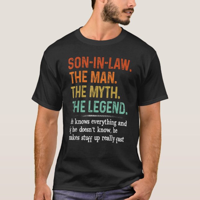 Mannen i myten som han känner.. t shirt (Framsida)
