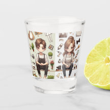 Mannen, kvinnan ver. 1 shotglas
